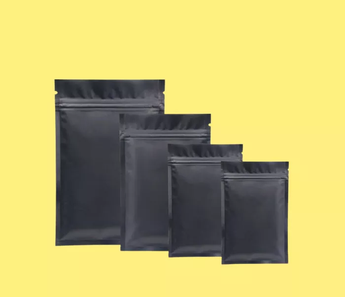 Black Mylar Bags 